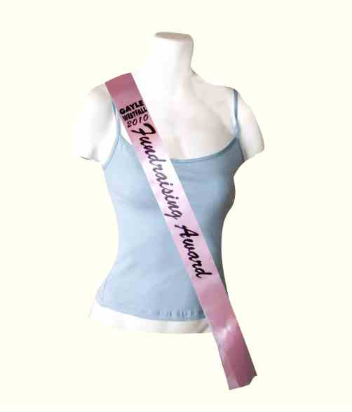 pageant sash